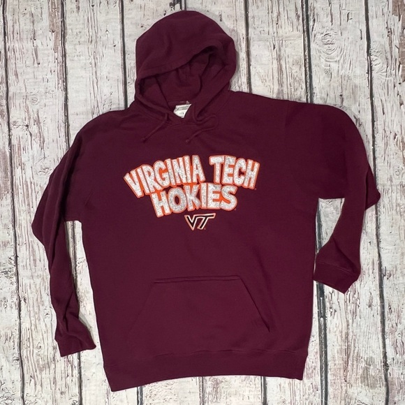 Virginia Tech Hokies NCAA Collegiate College Hoodie Sweatshirt - Picture 1 of 7